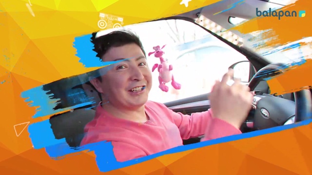 «Көңілді такси». Танымдық бағдарлама (2018 ж.) Әнел мен Еркеназ